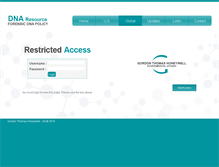 Tablet Screenshot of international.dnaresource.com