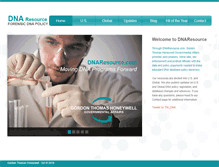 Tablet Screenshot of dnaresource.com